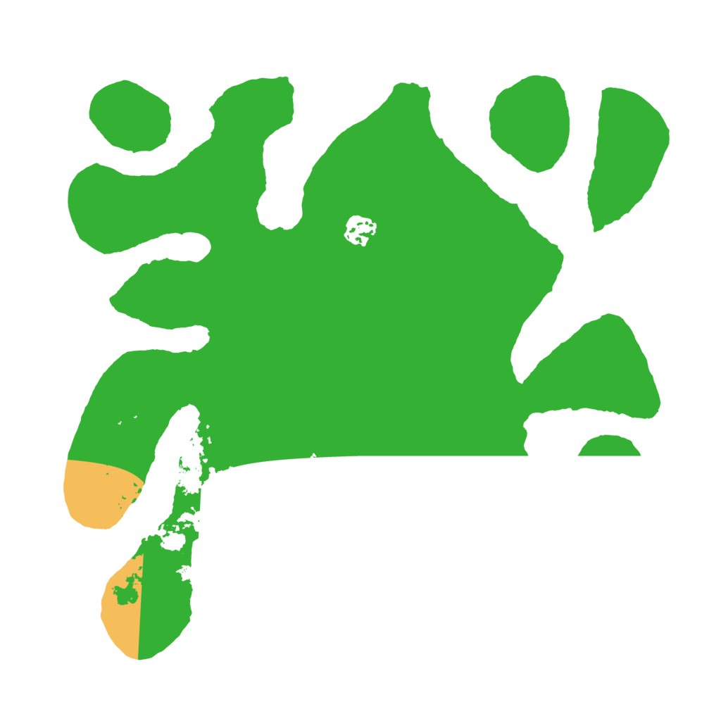 Biome Rust Map: Barren, Size: 3500, Seed: 812825592