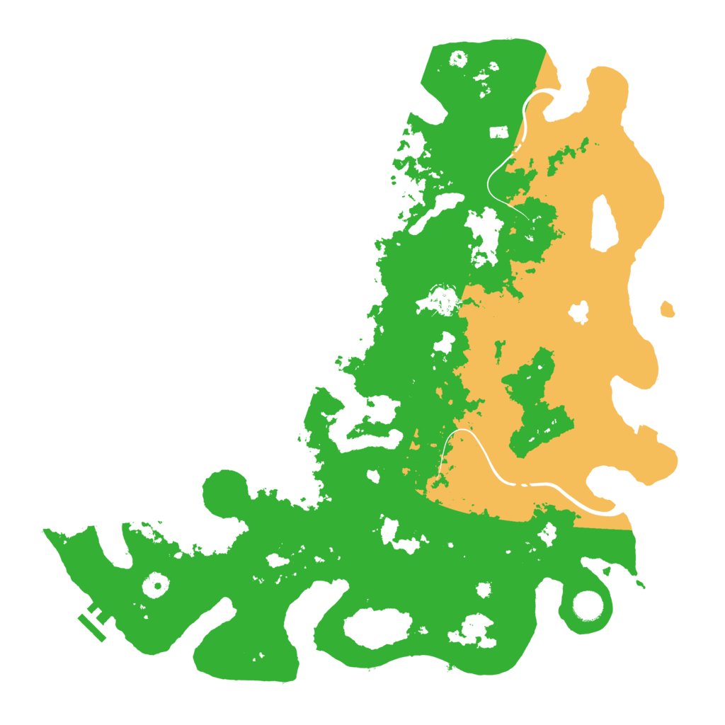 Biome Rust Map: Procedural Map, Size: 4250, Seed: 5563