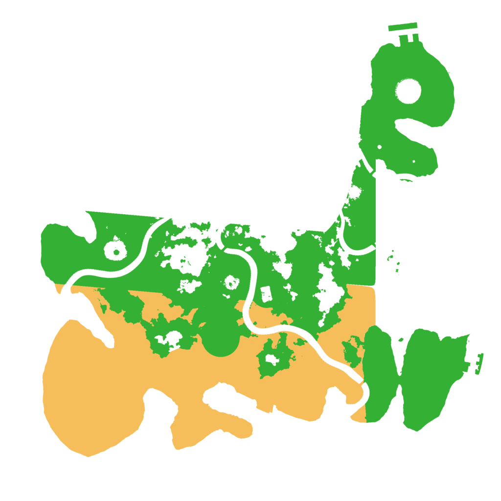 Biome Rust Map: Procedural Map, Size: 3500, Seed: 319738286