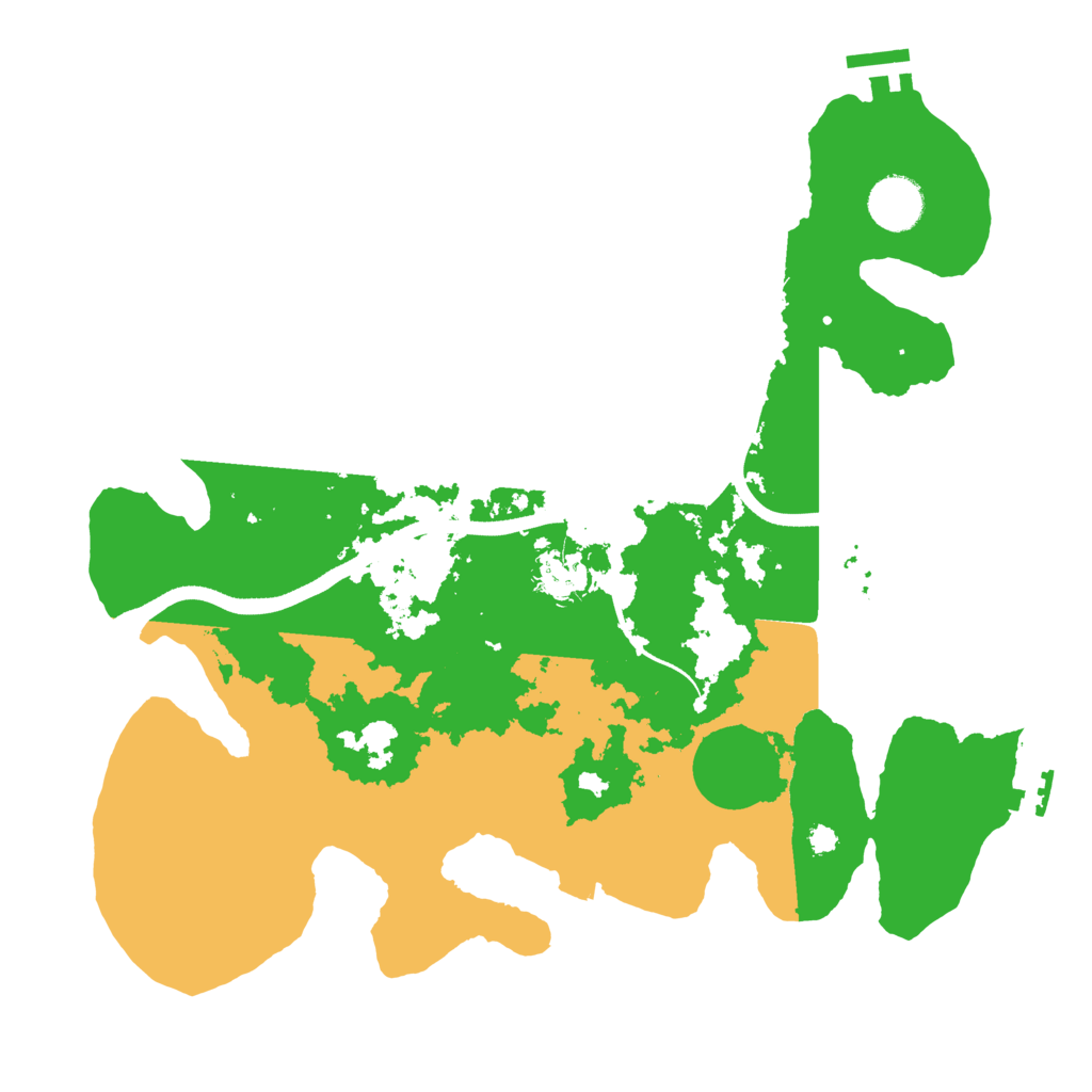 Biome Rust Map: Procedural Map, Size: 3500, Seed: 319738286
