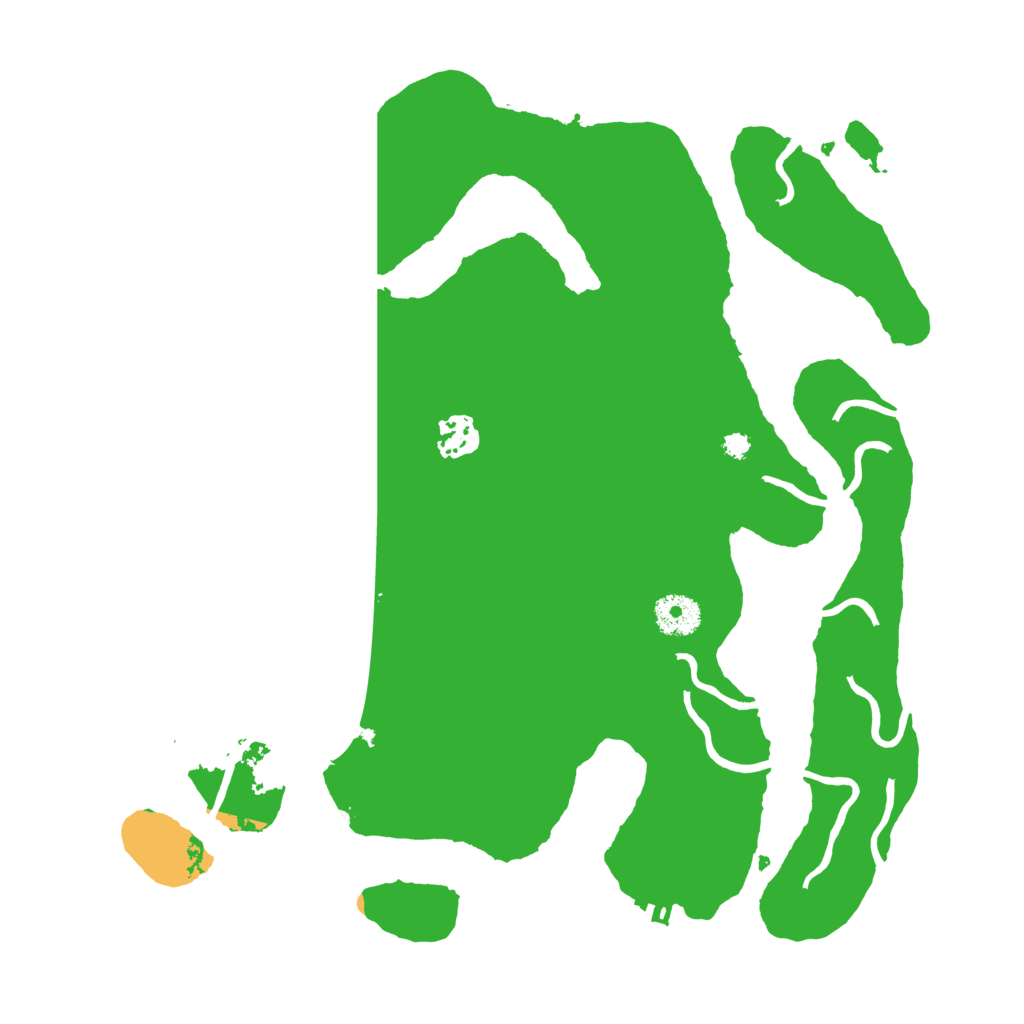 Biome Rust Map: Procedural Map, Size: 3500, Seed: 2307842