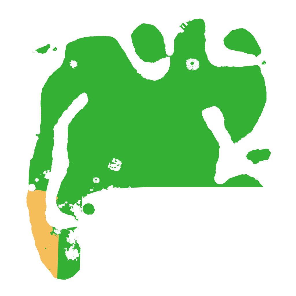 Biome Rust Map: Procedural Map, Size: 3500, Seed: 1098602108