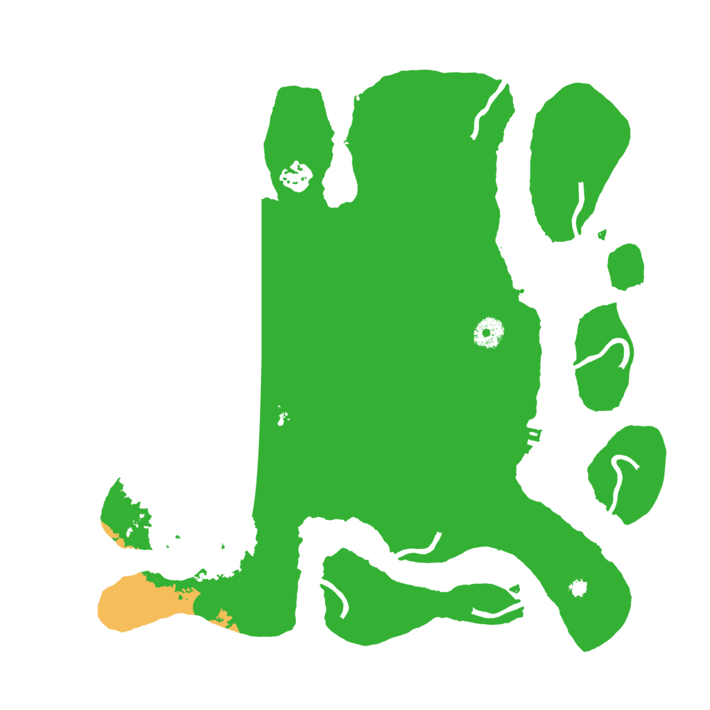 Biome Rust Map: Procedural Map, Size: 3550, Seed: 835676