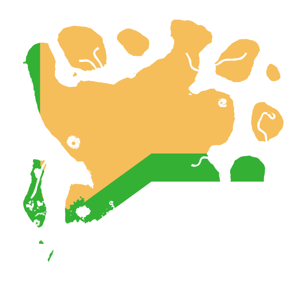 Biome Rust Map: Procedural Map, Size: 3500, Seed: 90000