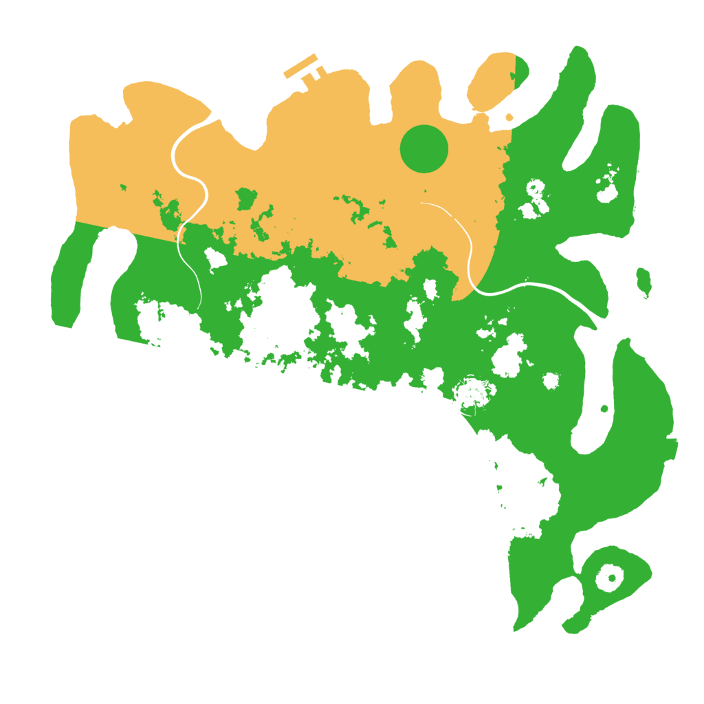 Biome Rust Map: Procedural Map, Size: 3850, Seed: 1047005470