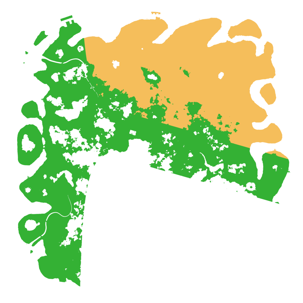 Biome Rust Map: Procedural Map, Size: 5000, Seed: 1826504928