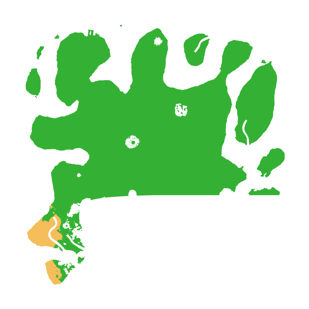 Biome Rust Map: Procedural Map, Size: 3500, Seed: 287410813