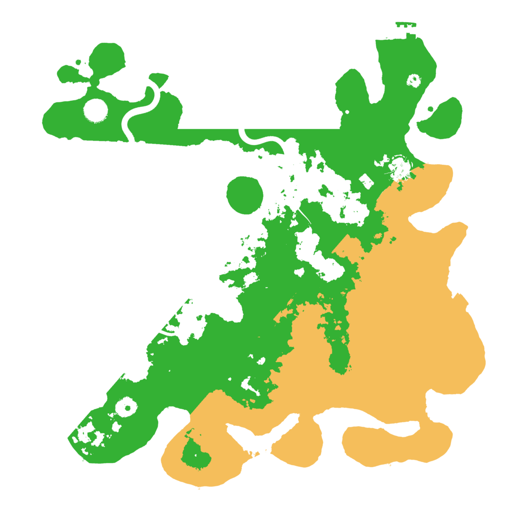 Biome Rust Map: Procedural Map, Size: 3800, Seed: 912259062