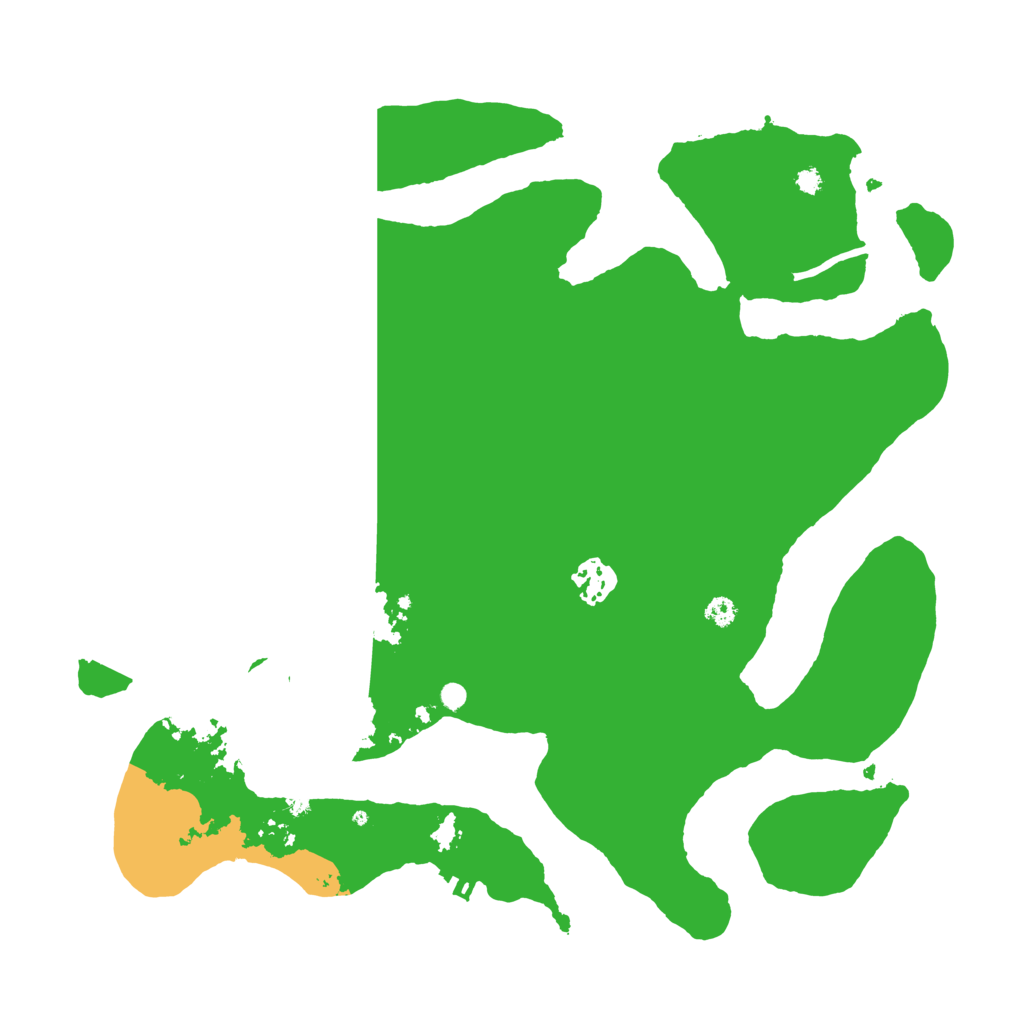 Biome Rust Map: Procedural Map, Size: 3500, Seed: 108975479