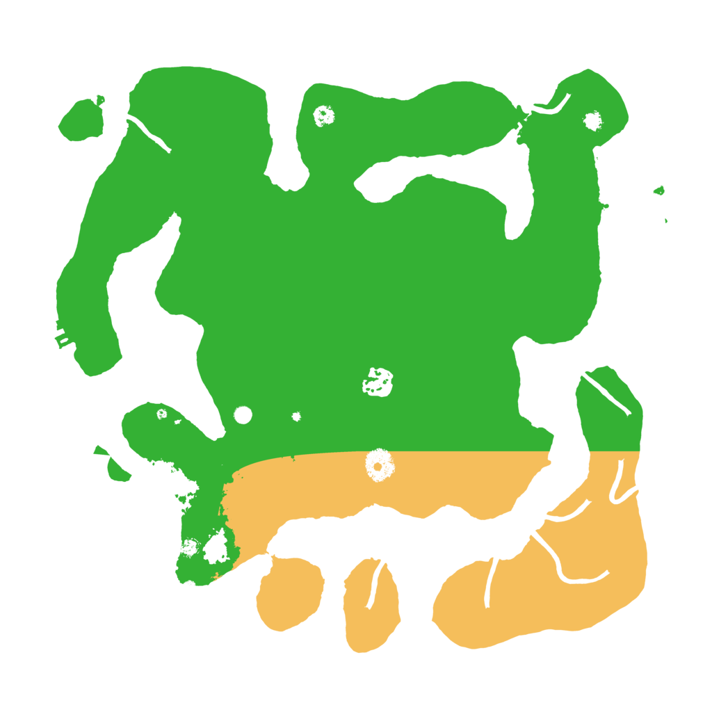 Biome Rust Map: Procedural Map, Size: 3500, Seed: 3523643