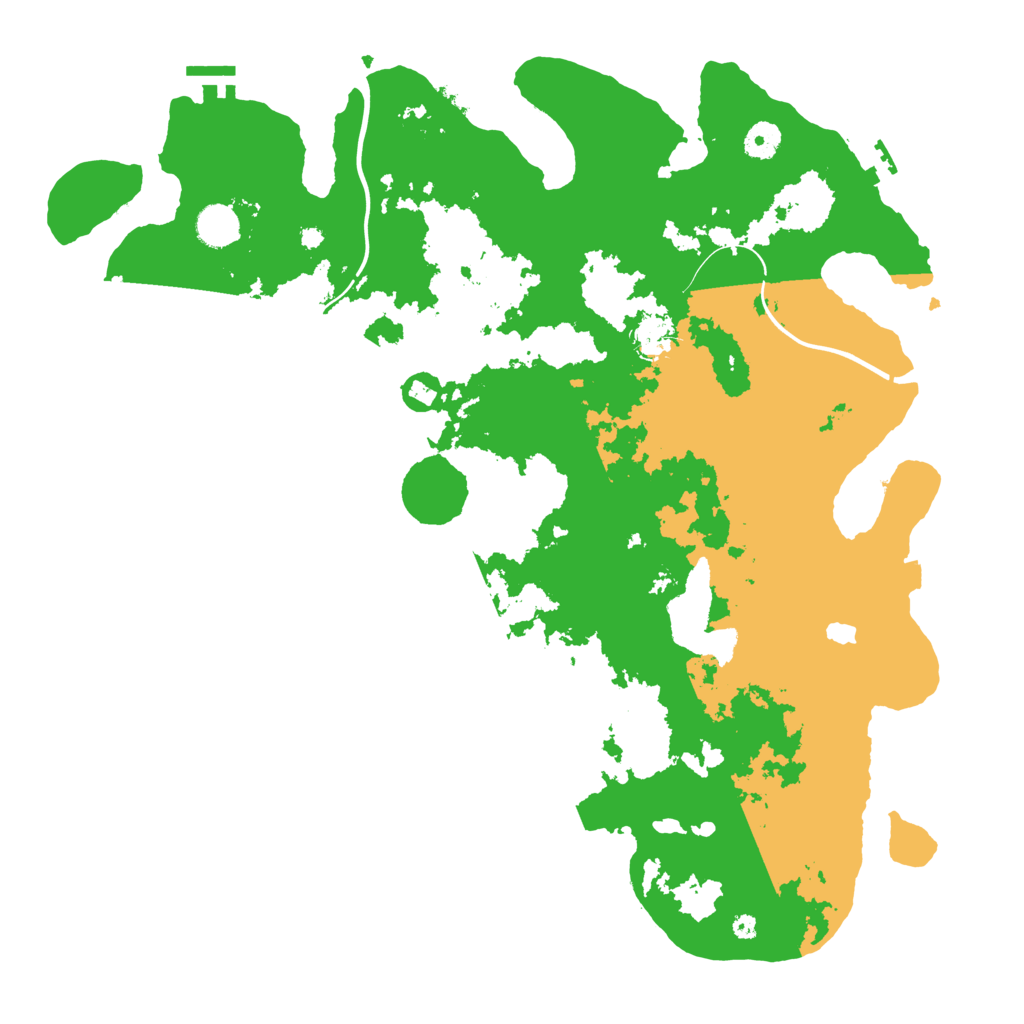 Biome Rust Map: Procedural Map, Size: 4200, Seed: 390135993