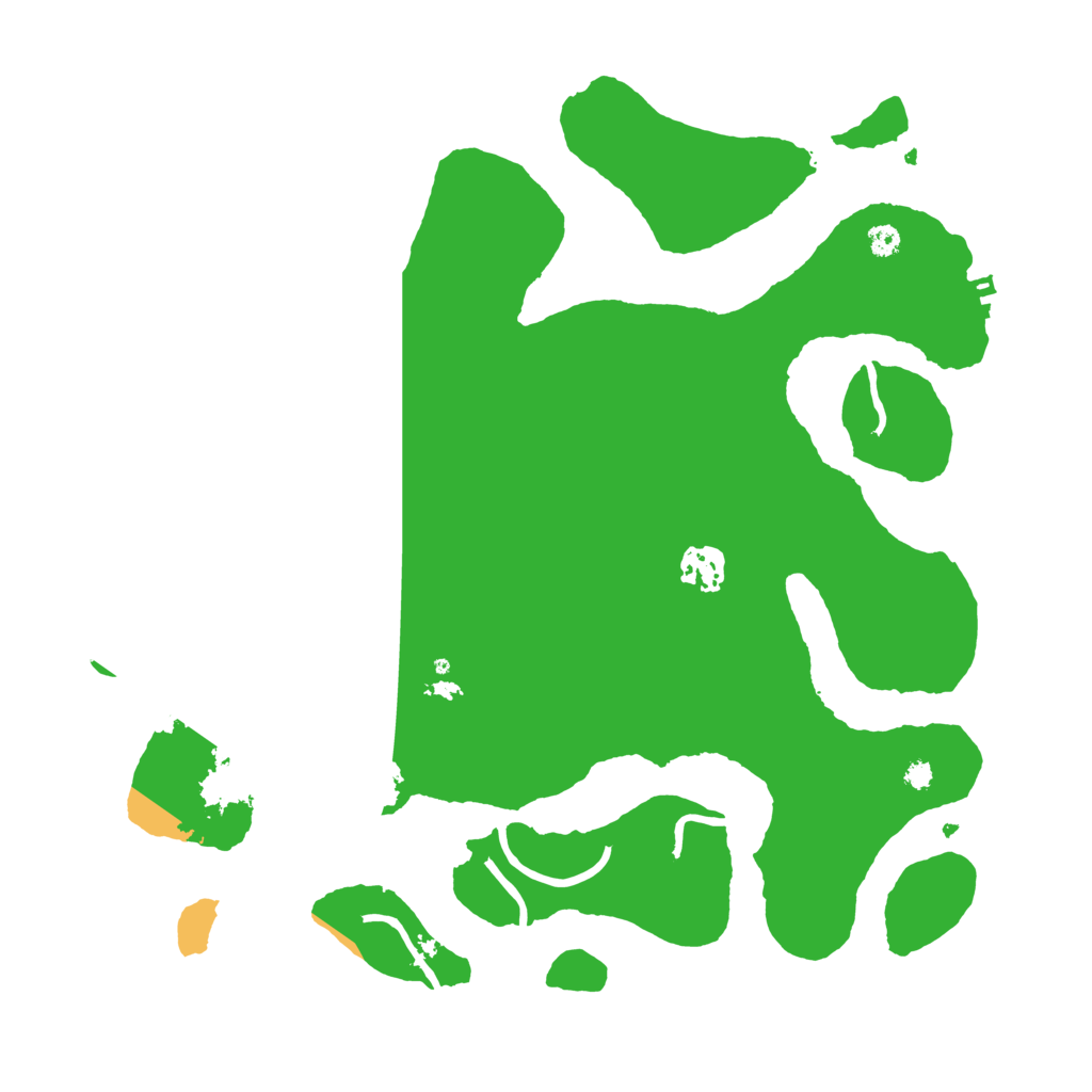 Biome Rust Map: Procedural Map, Size: 3500, Seed: 72971124