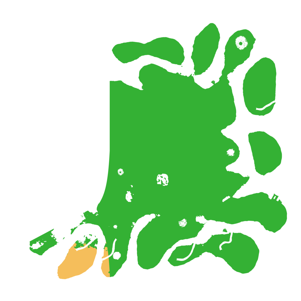 Biome Rust Map: Procedural Map, Size: 3600, Seed: 1145552426