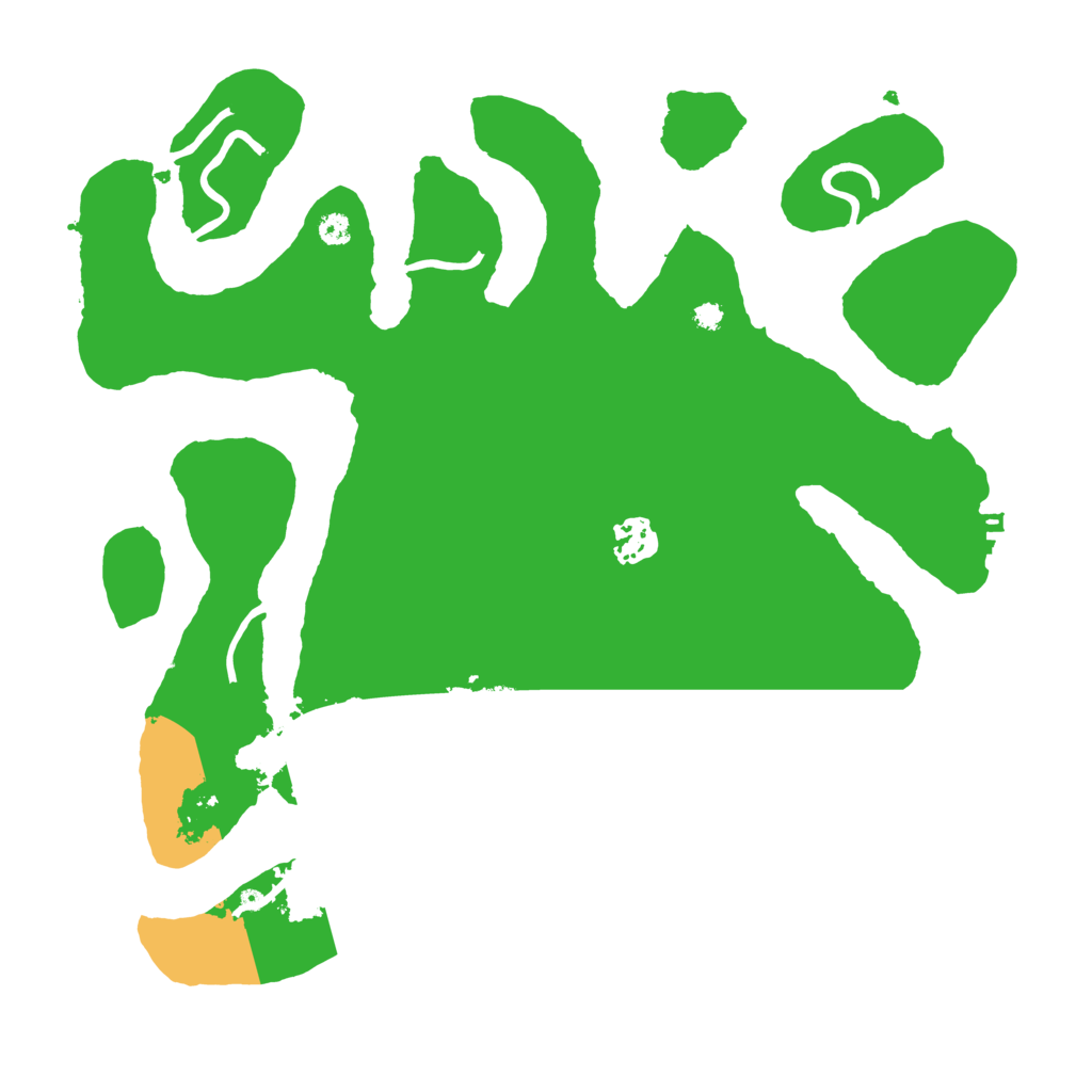 Biome Rust Map: Procedural Map, Size: 3500, Seed: 148850309