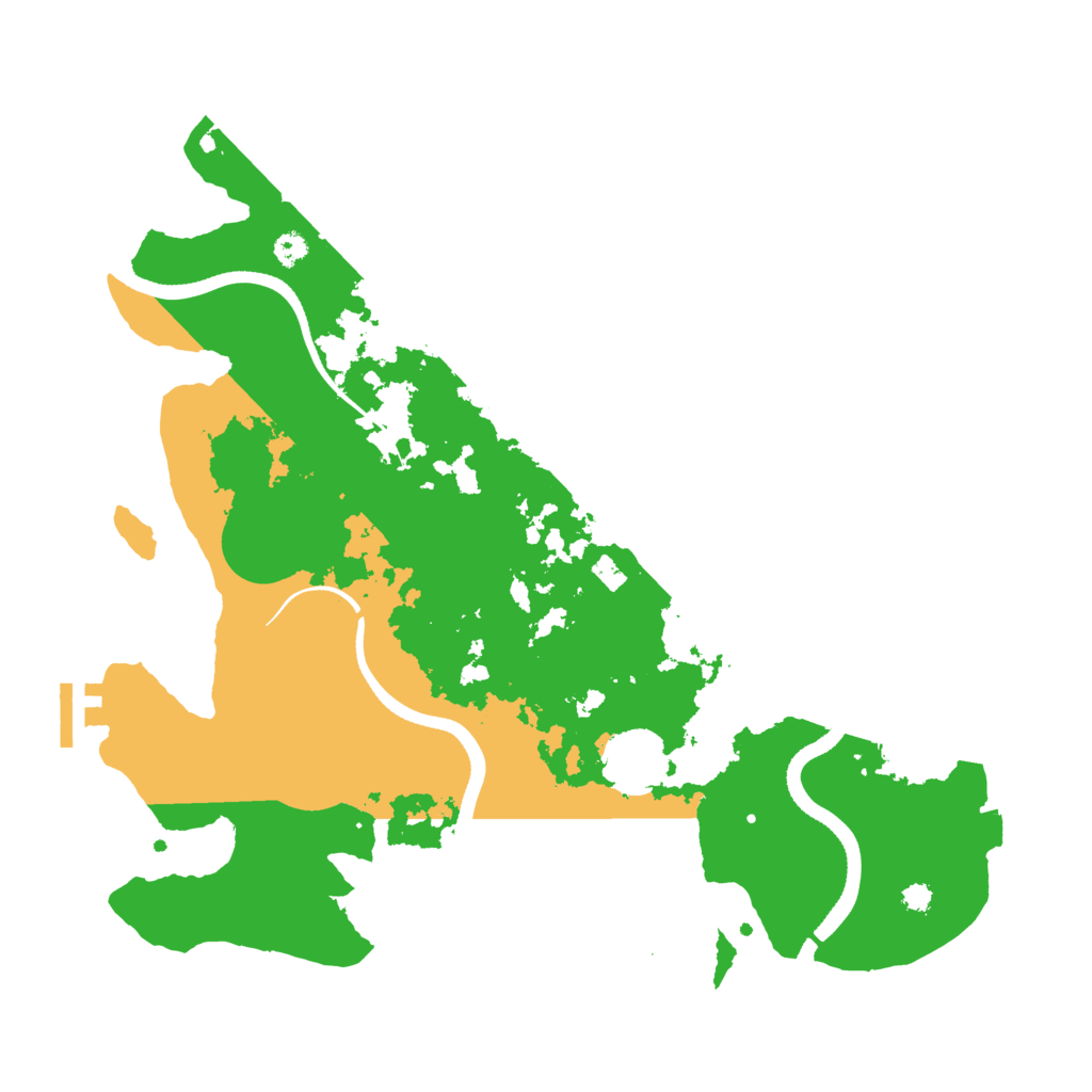 Biome Rust Map: Procedural Map, Size: 3434, Seed: 42069
