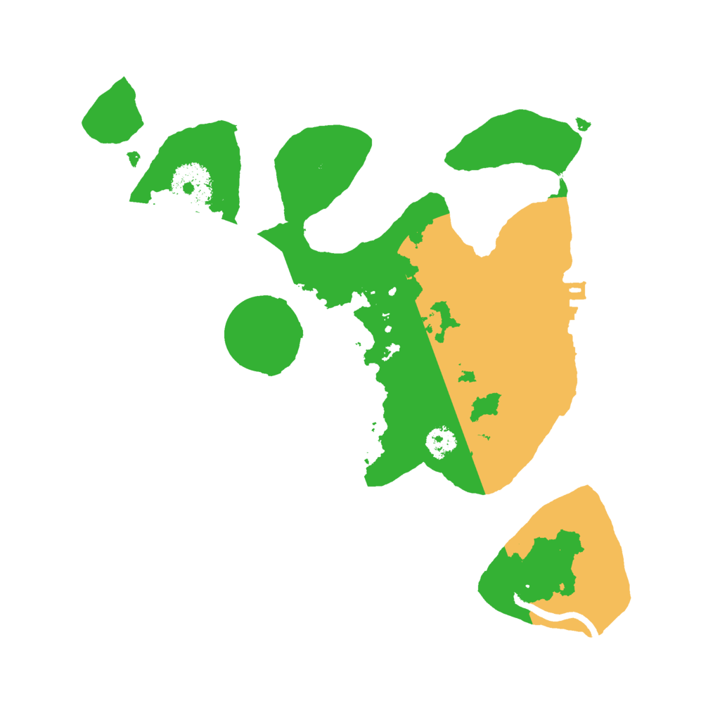 Biome Rust Map: Procedural Map, Size: 2501, Seed: 551144