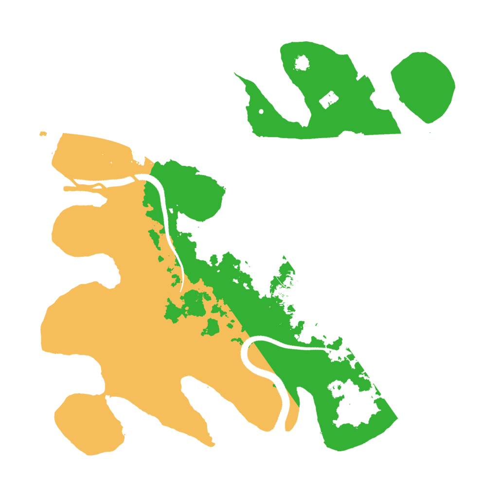 Biome Rust Map: Procedural Map, Size: 3000, Seed: 1217789879