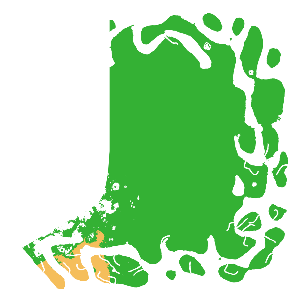 Biome Rust Map: Procedural Map, Size: 6000, Seed: 8498435