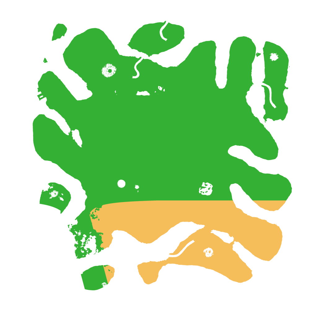 Biome Rust Map: Procedural Map, Size: 3500, Seed: 1687229915