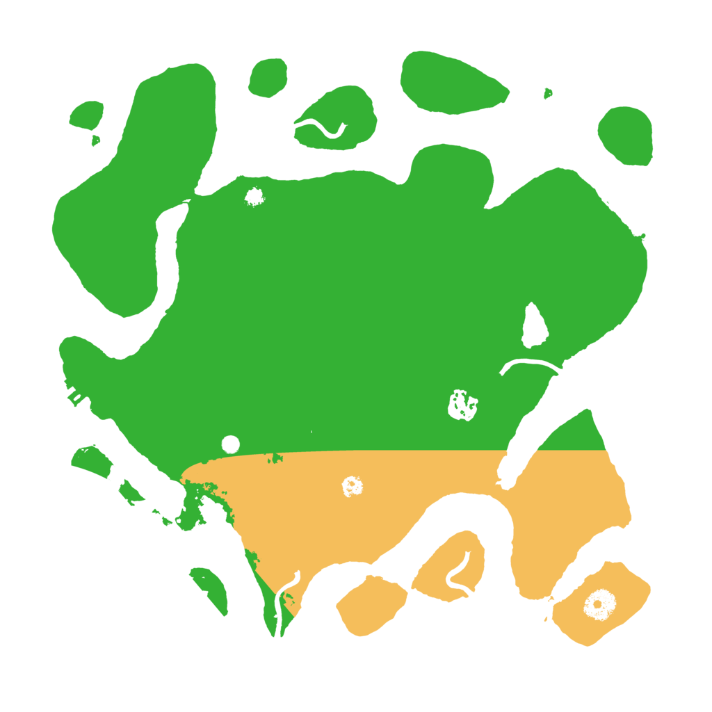 Biome Rust Map: Procedural Map, Size: 3500, Seed: 6457