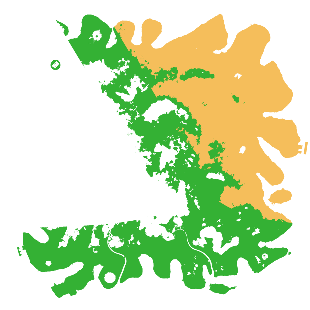 Biome Rust Map: Procedural Map, Size: 5000, Seed: 4758741