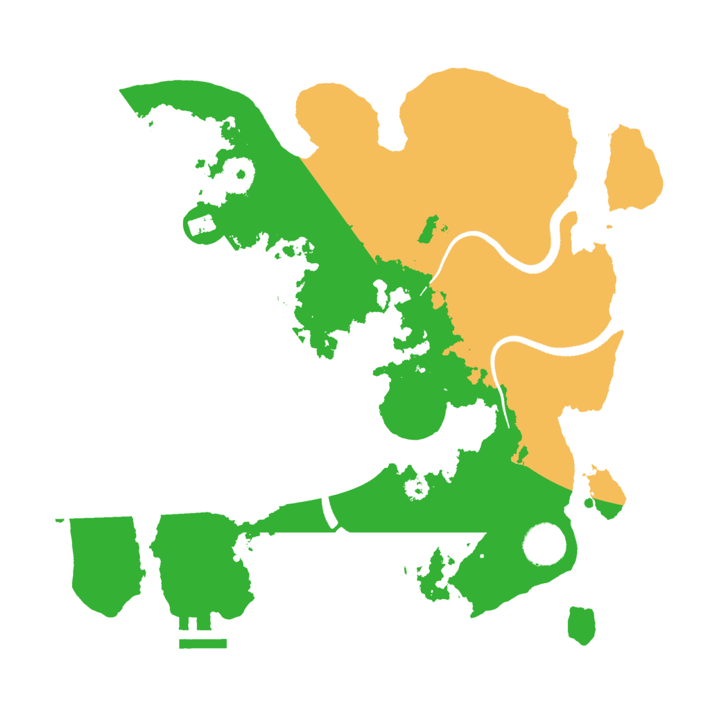 Biome Rust Map: Procedural Map, Size: 3000, Seed: 819616408