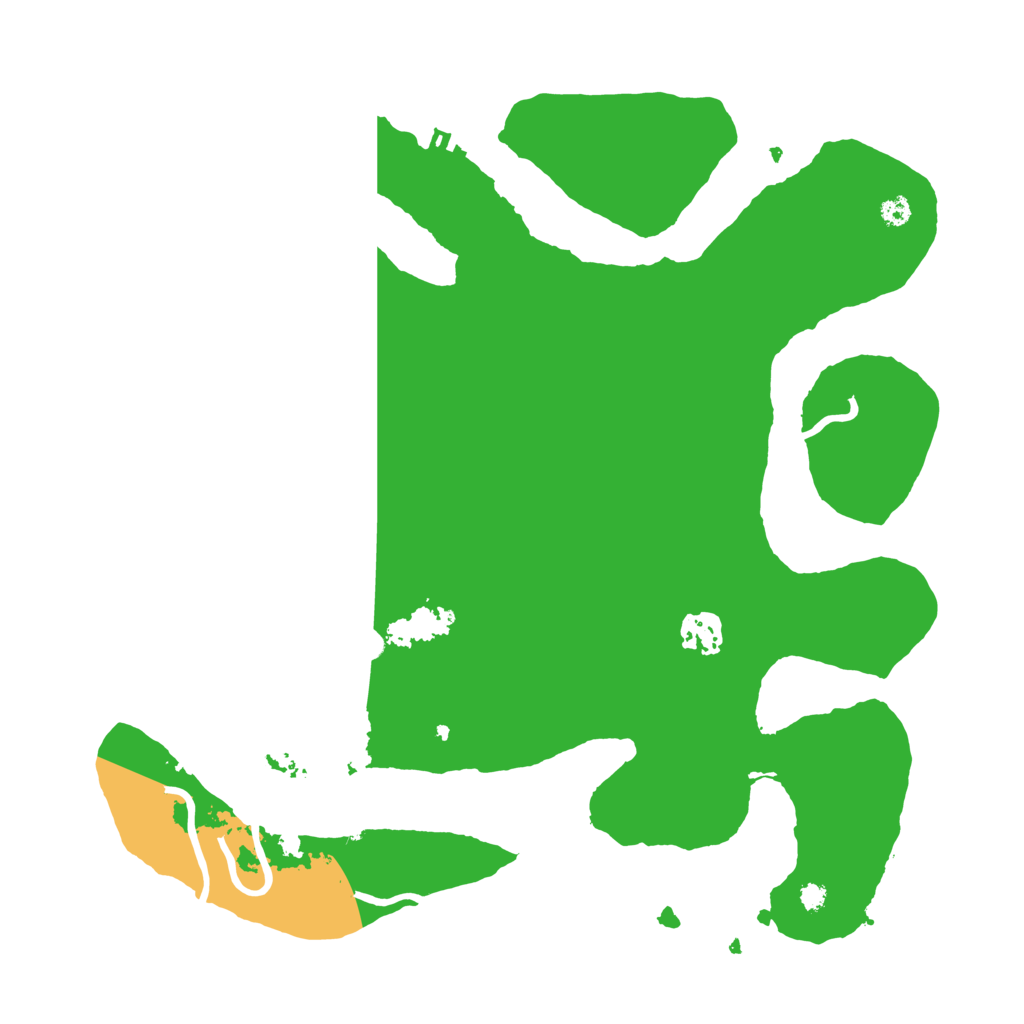 Biome Rust Map: Procedural Map, Size: 3500, Seed: 1770744548