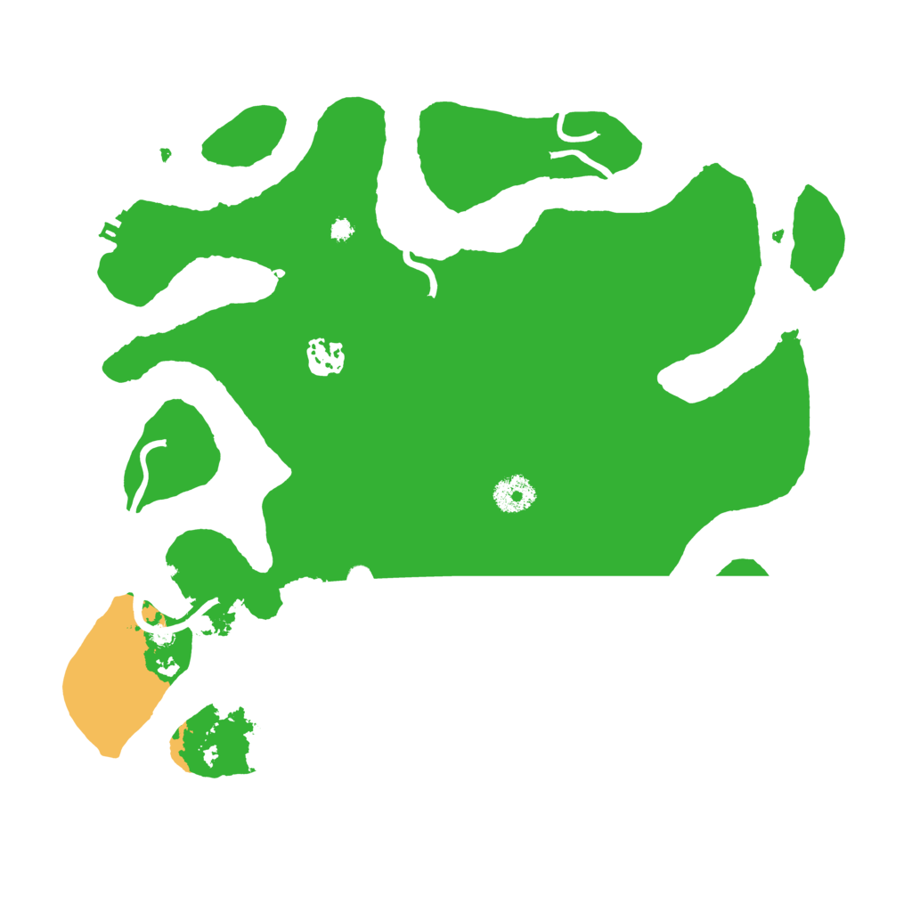 Biome Rust Map: Procedural Map, Size: 3500, Seed: 293713