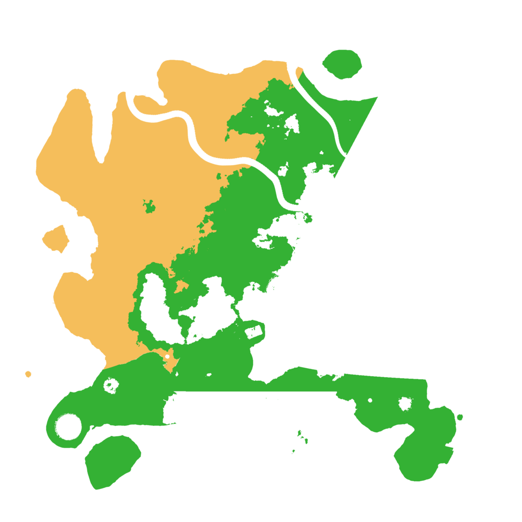 Biome Rust Map: Procedural Map, Size: 3500, Seed: 78413518