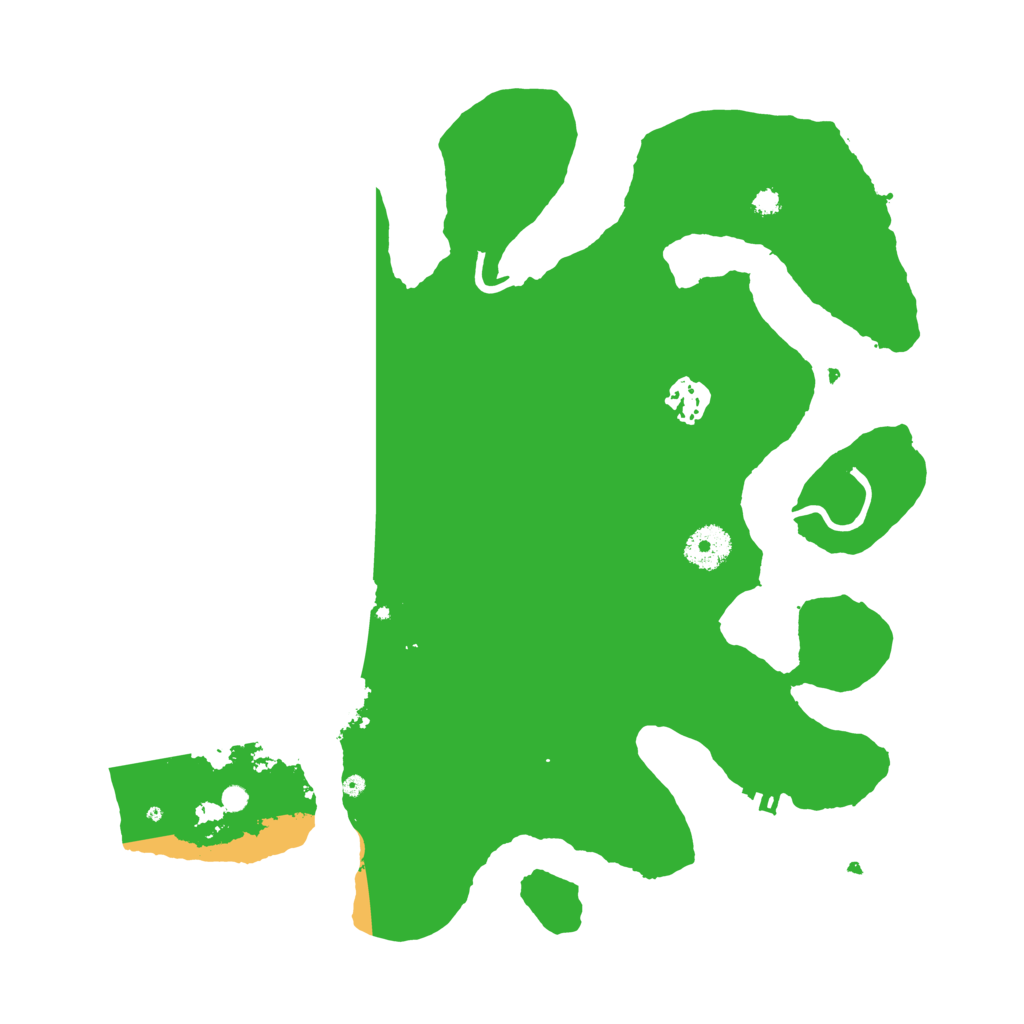 Biome Rust Map: Procedural Map, Size: 3500, Seed: 3045845