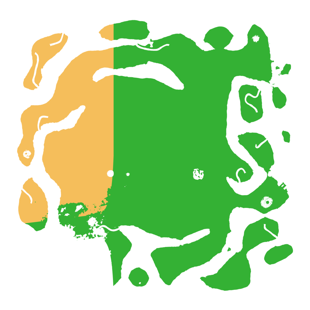 Biome Rust Map: Procedural Map, Size: 4100, Seed: 22678