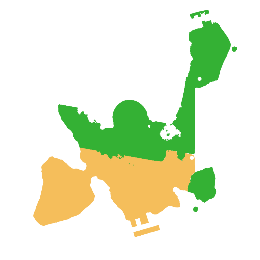 Biome Rust Map: Procedural Map, Size: 2000, Seed: 1372970430