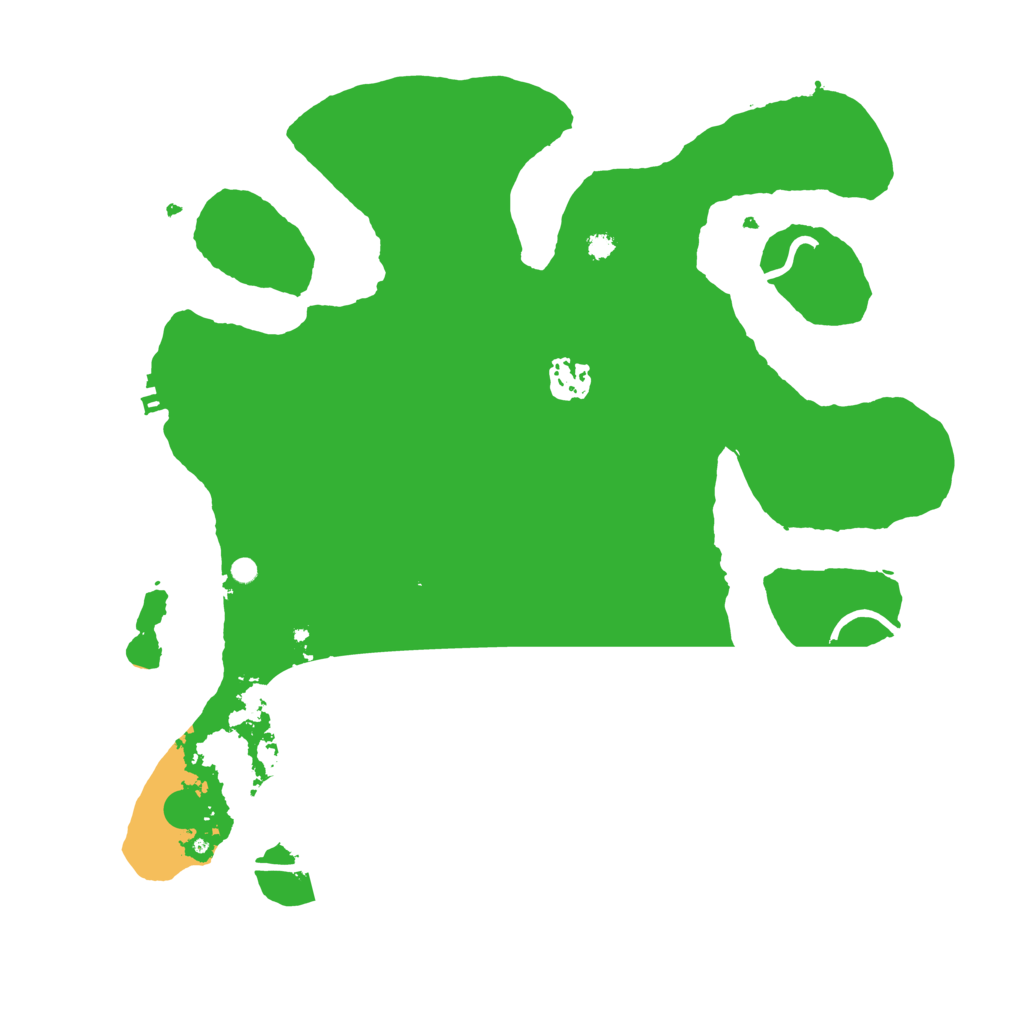 Biome Rust Map: Procedural Map, Size: 3500, Seed: 28121996