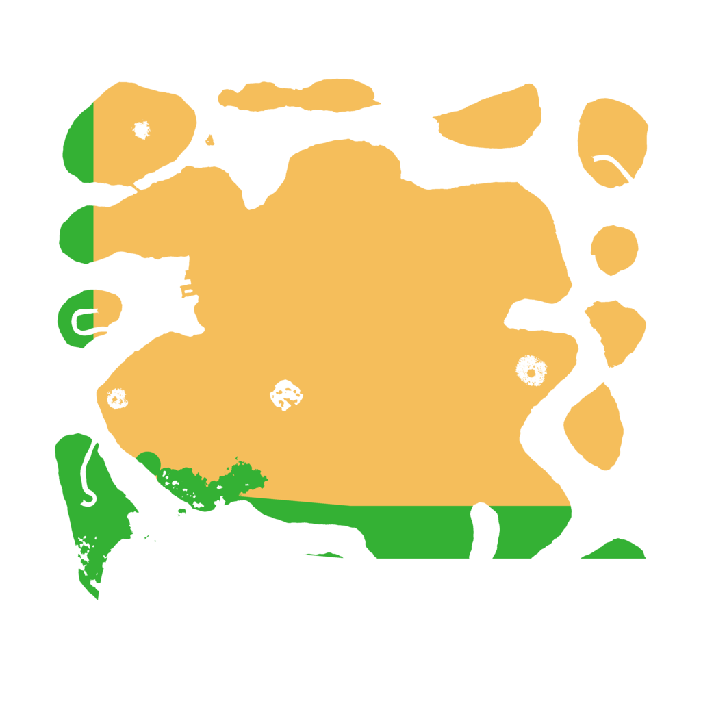 Biome Rust Map: Procedural Map, Size: 3500, Seed: 257523631