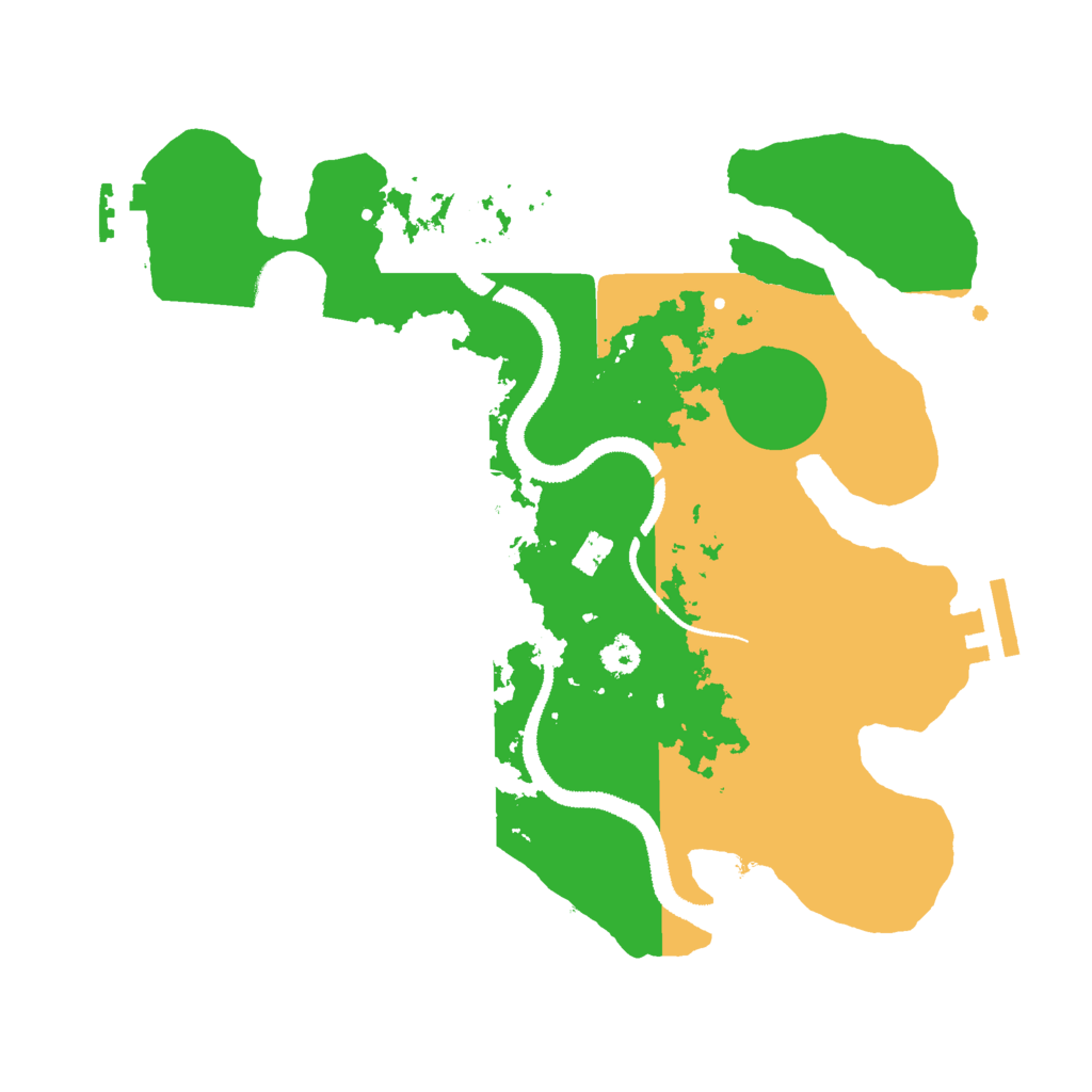 Biome Rust Map: Procedural Map, Size: 2839, Seed: 507376768