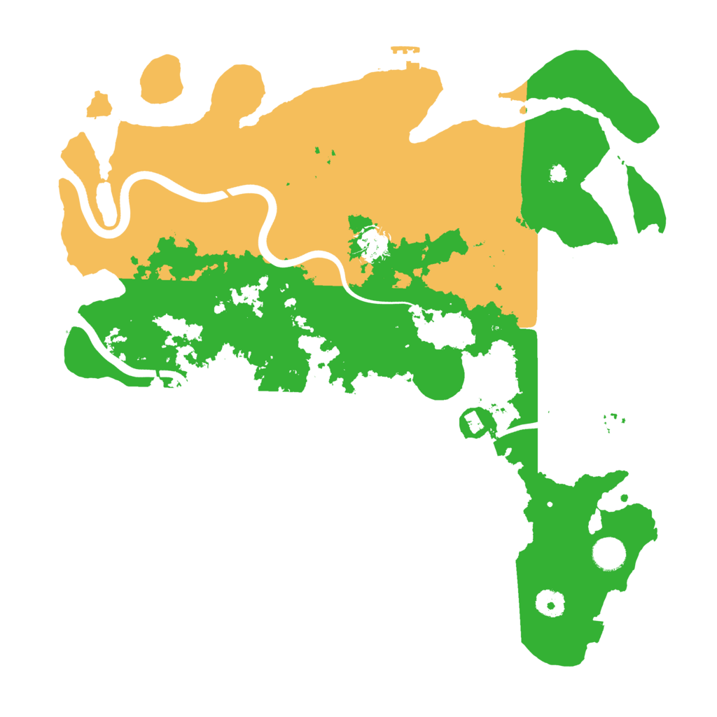 Biome Rust Map: Procedural Map, Size: 3800, Seed: 540924628