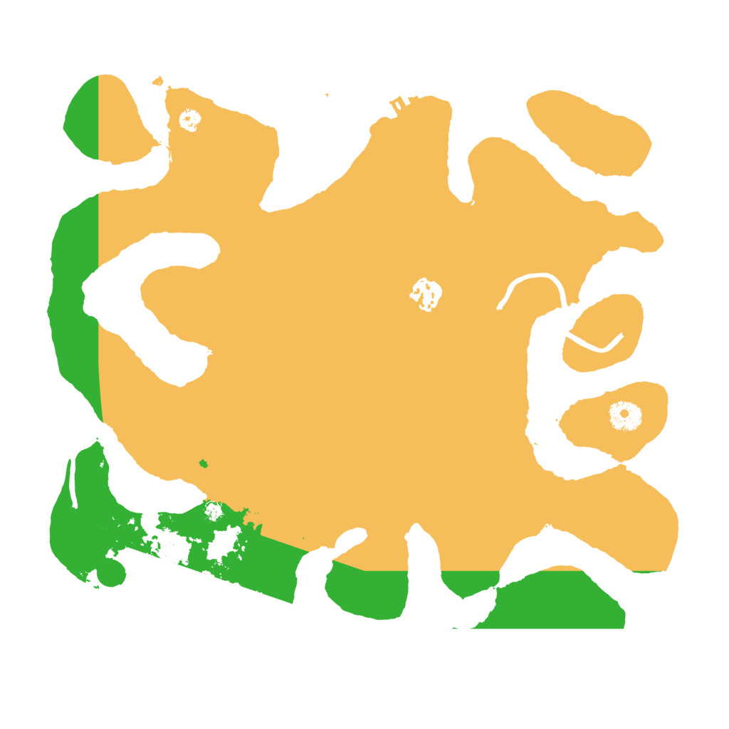 Biome Rust Map: Procedural Map, Size: 3500, Seed: 13822