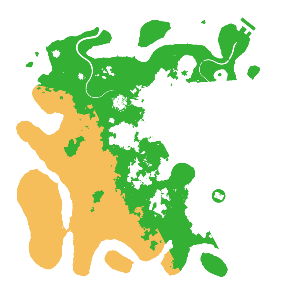Biome Rust Map: Procedural Map, Size: 3500, Seed: 11985647