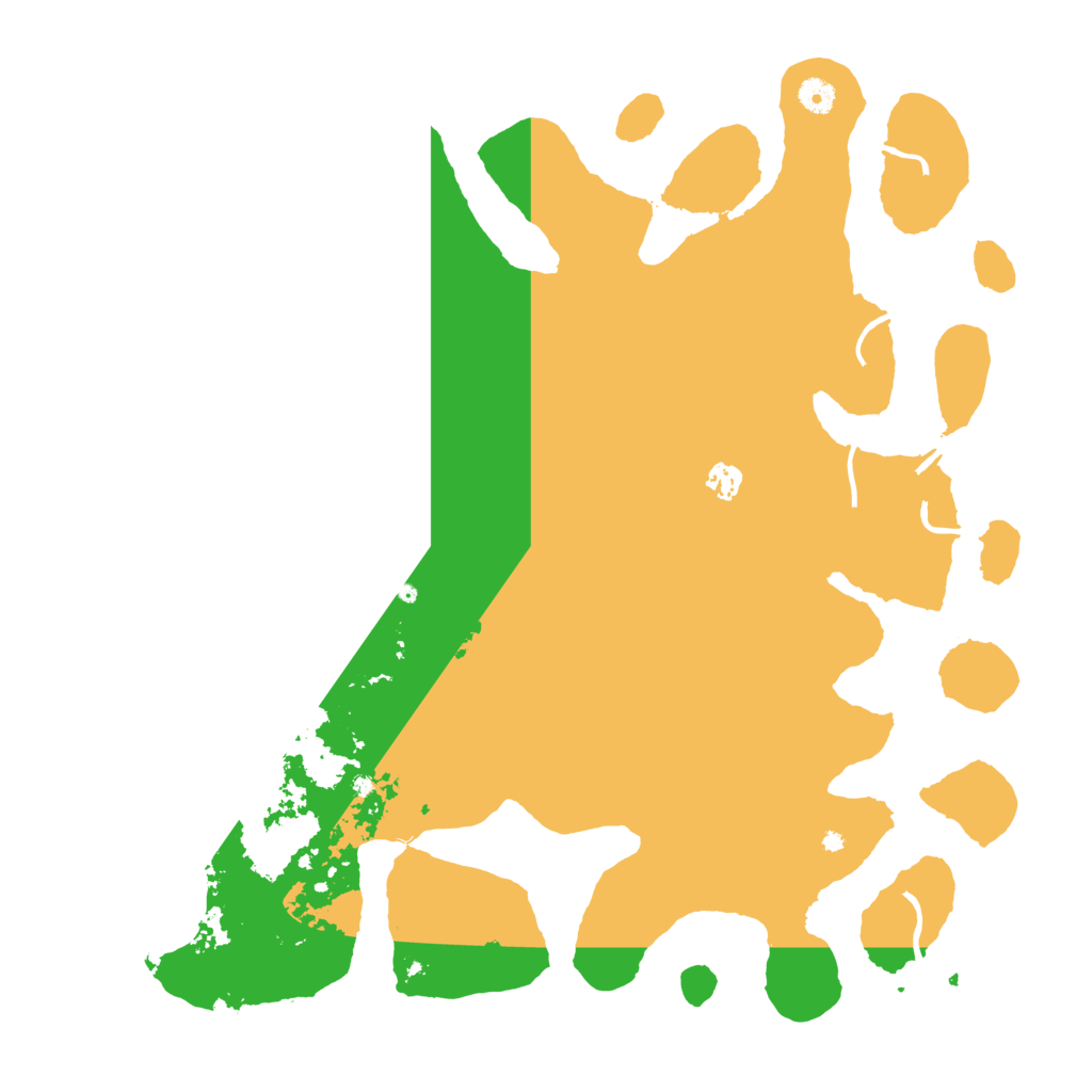 Biome Rust Map: Procedural Map, Size: 4600, Seed: 1203