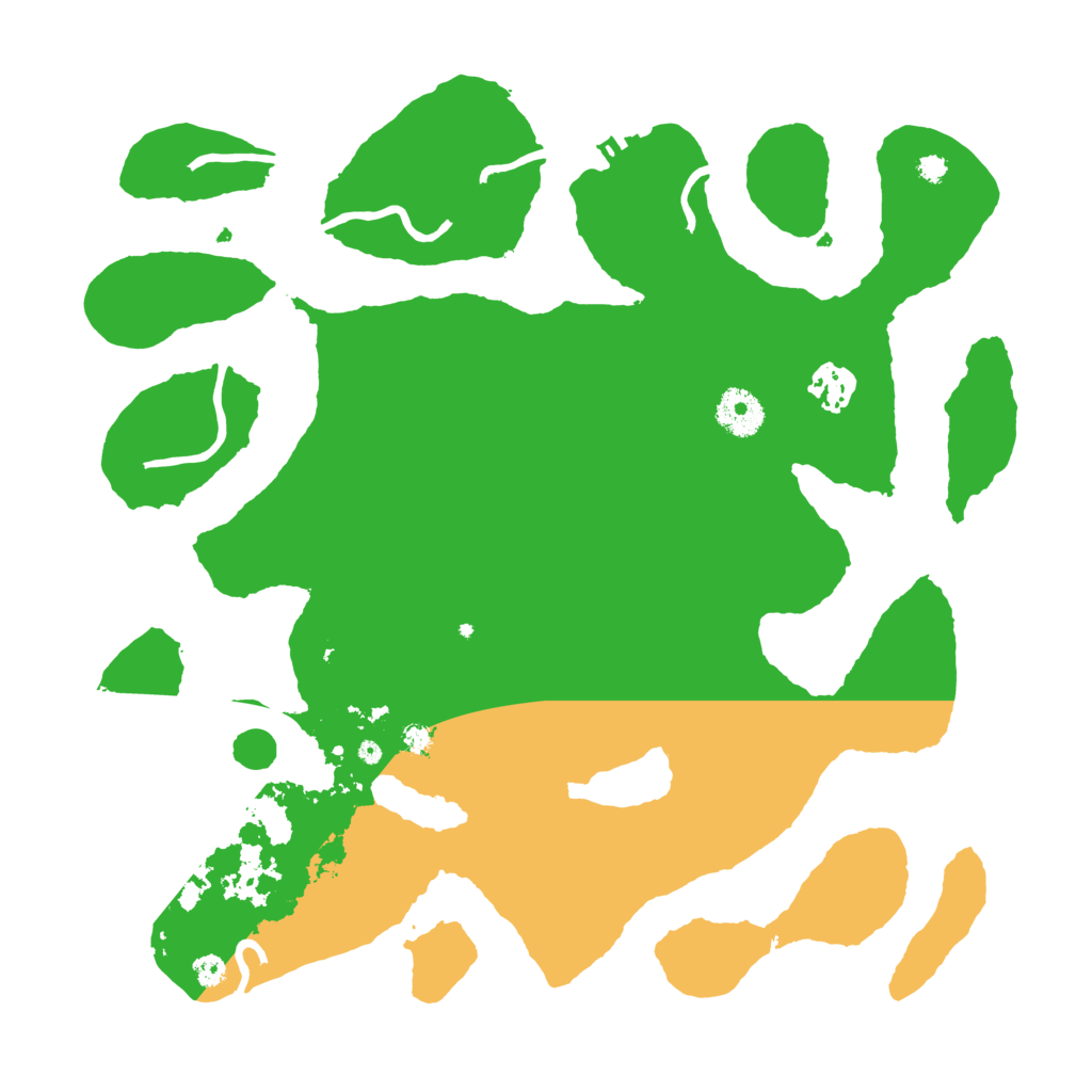 Biome Rust Map: Procedural Map, Size: 3500, Seed: 29250