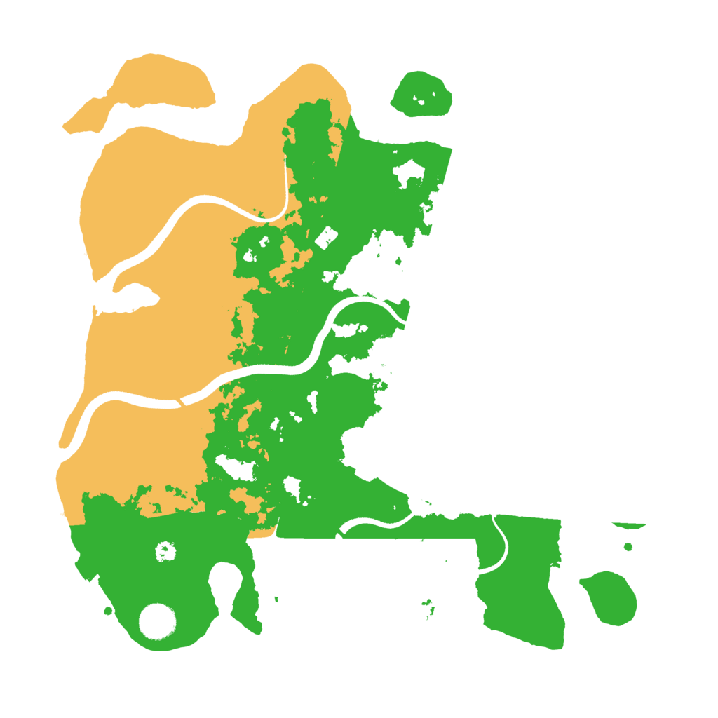 Biome Rust Map: Procedural Map, Size: 3500, Seed: 1509133438
