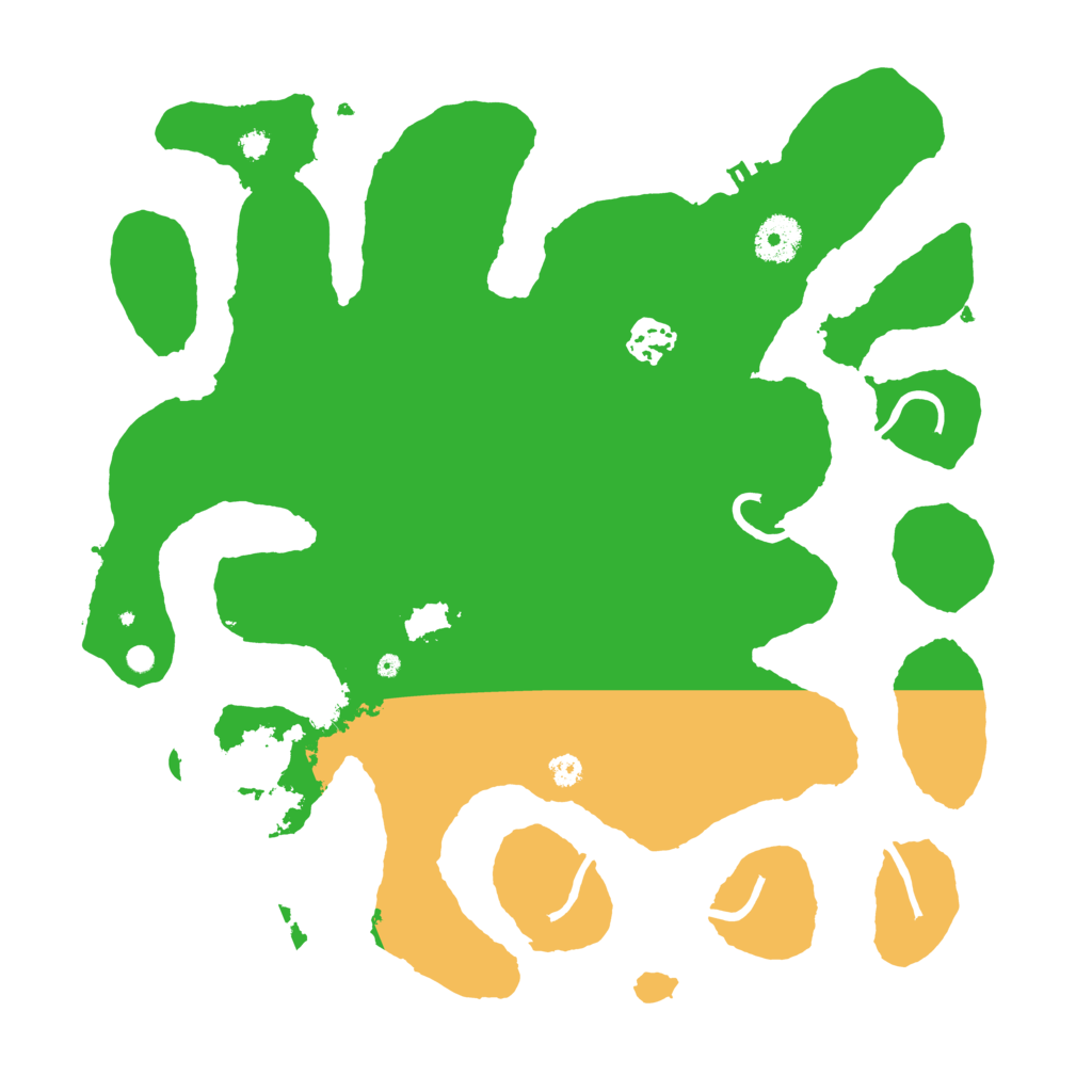 Biome Rust Map: Procedural Map, Size: 3500, Seed: 74841774