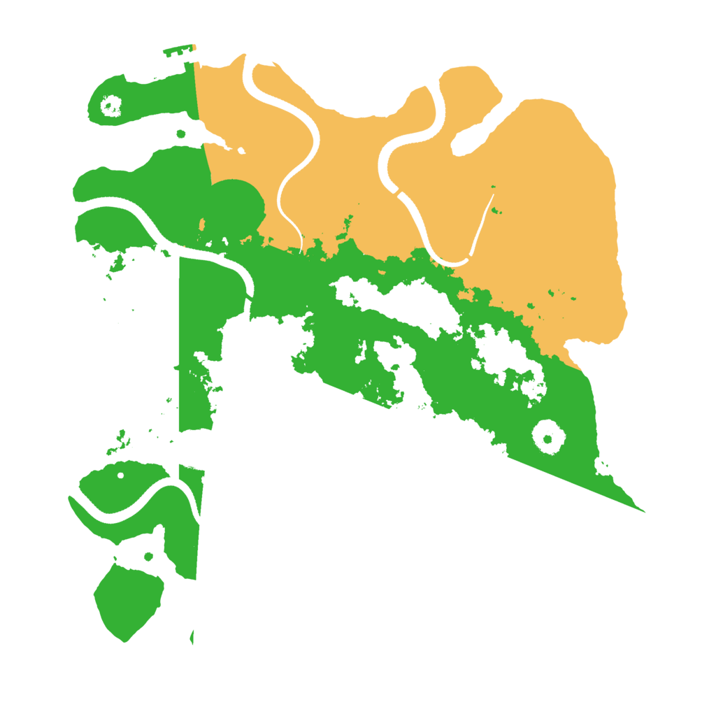 Biome Rust Map: Procedural Map, Size: 3300, Seed: 555