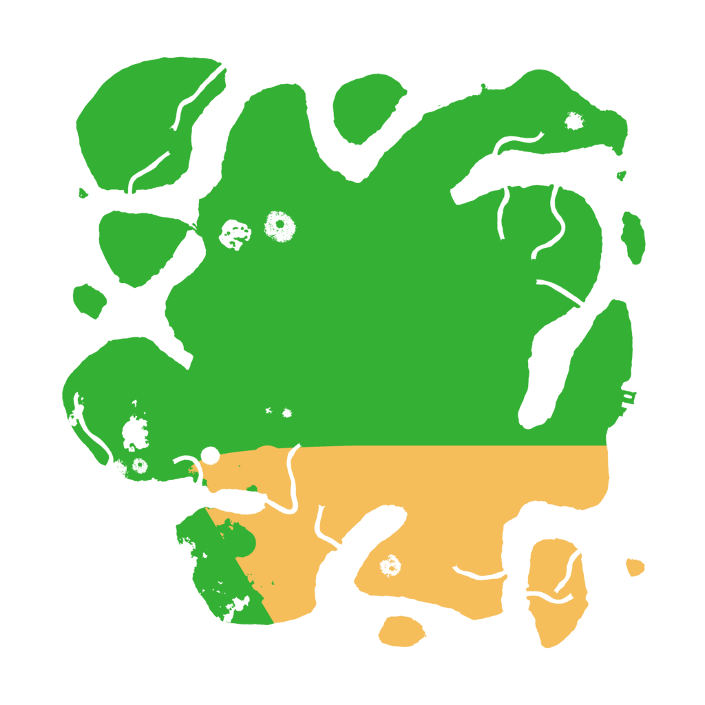 Biome Rust Map: Procedural Map, Size: 3500, Seed: 232442416