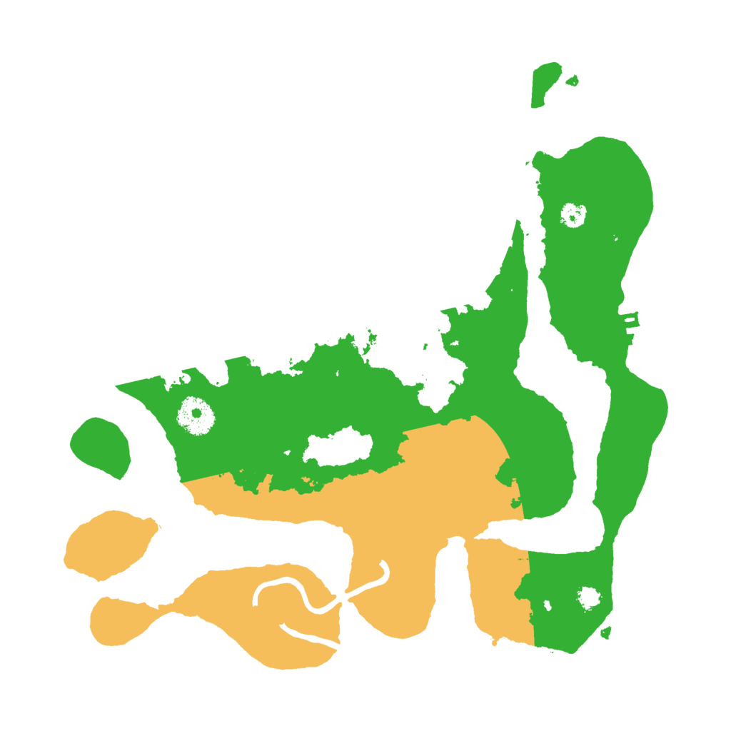 Biome Rust Map: Procedural Map, Size: 3000, Seed: 984151649