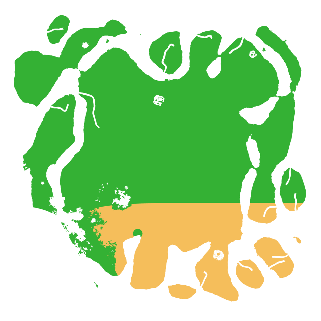 Biome Rust Map: Procedural Map, Size: 4500, Seed: 4456546