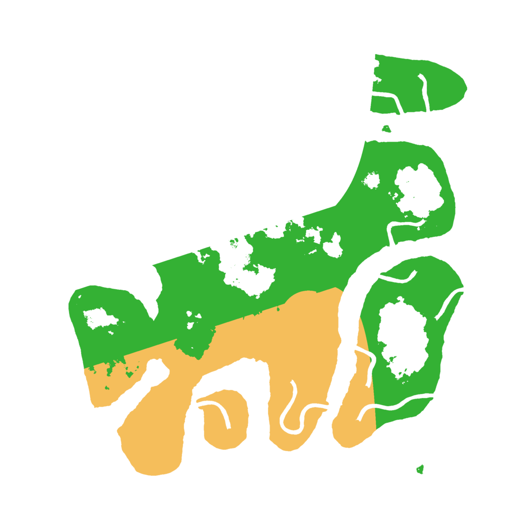 Biome Rust Map: Procedural Map, Size: 3033, Seed: 1489543649