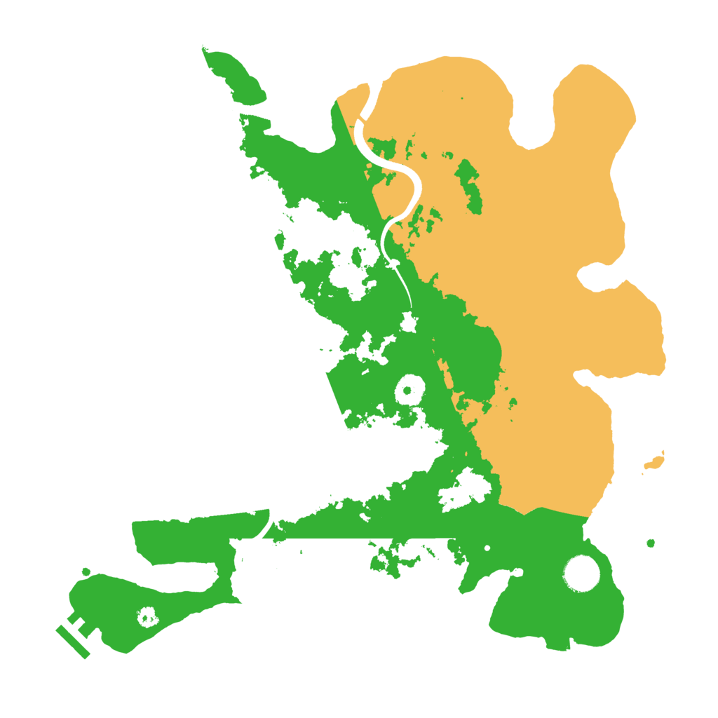 Biome Rust Map: Procedural Map, Size: 3500, Seed: 1443313475