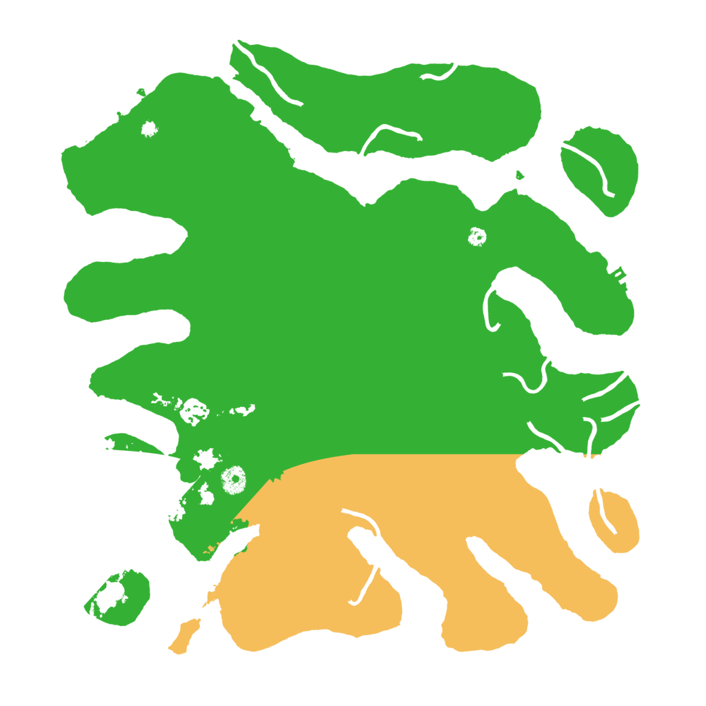 Biome Rust Map: Procedural Map, Size: 3950, Seed: 29831038