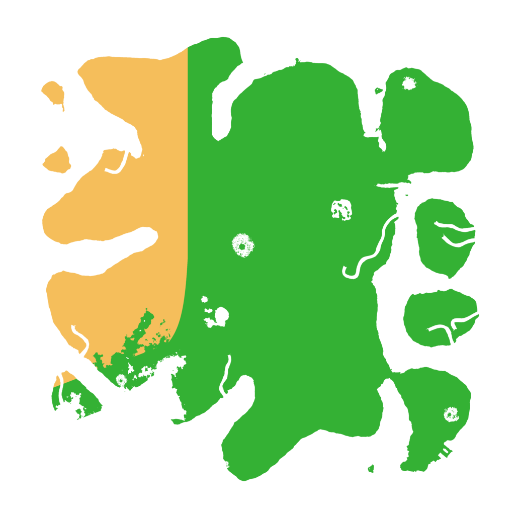 Biome Rust Map: Procedural Map, Size: 3500, Seed: 359711036